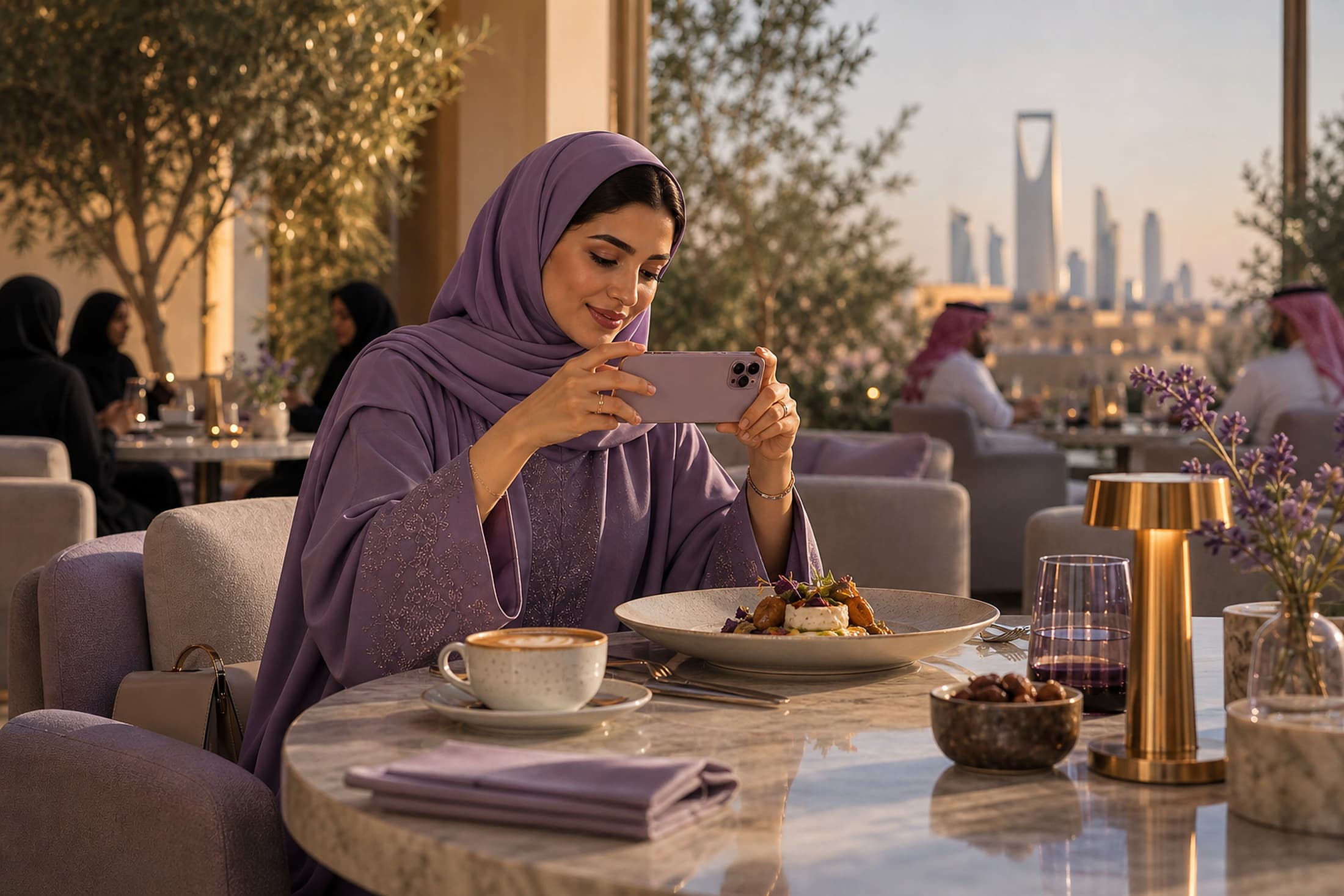 صانعة محتوى توثّق تجربة ضيافة